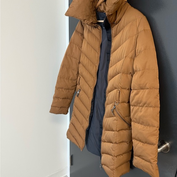 Zara L GUC Down filled golden brown Women's Padded Ski Jacket - Brown - Picture 2 of 12